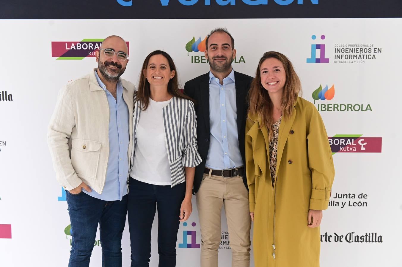 Javier Prieto, María Argüelles, martín García y Rebeca Bezos, de Bodegas Familiares Matarromera. 