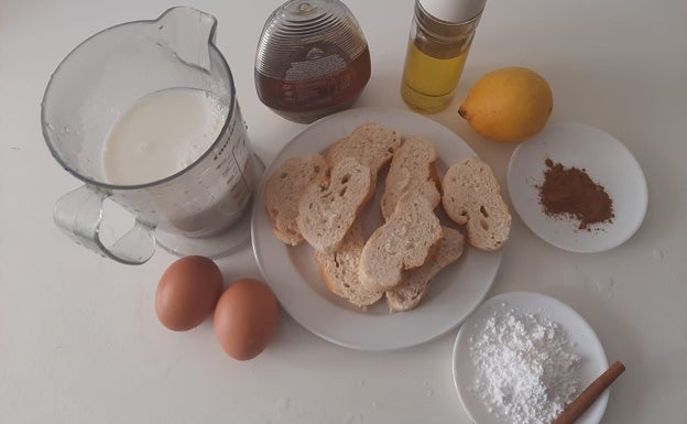 Imagen principal - Receta de torrijas caseras