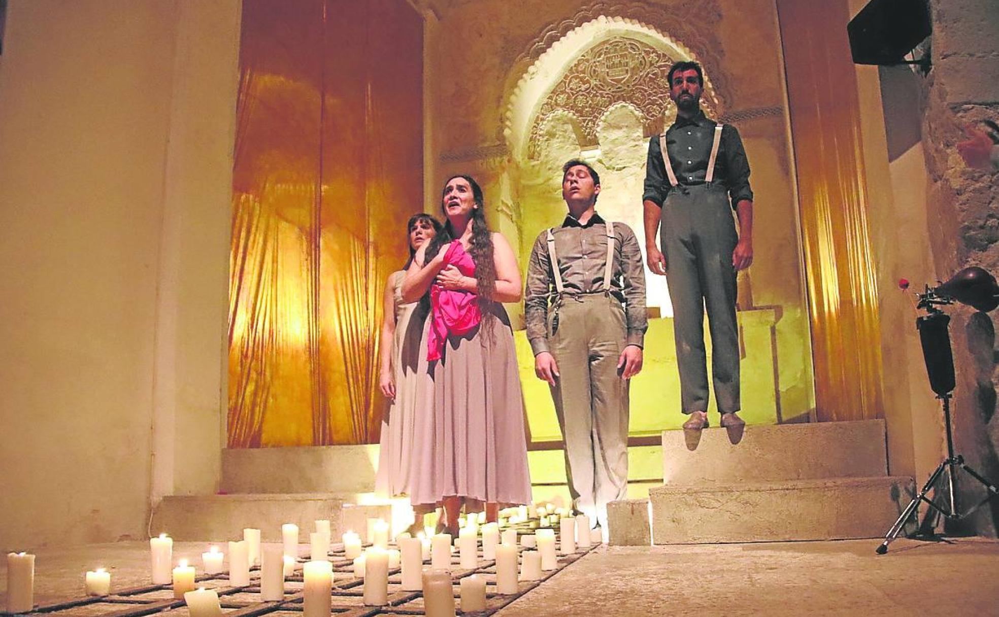 Un momento de la representación de la obra. 