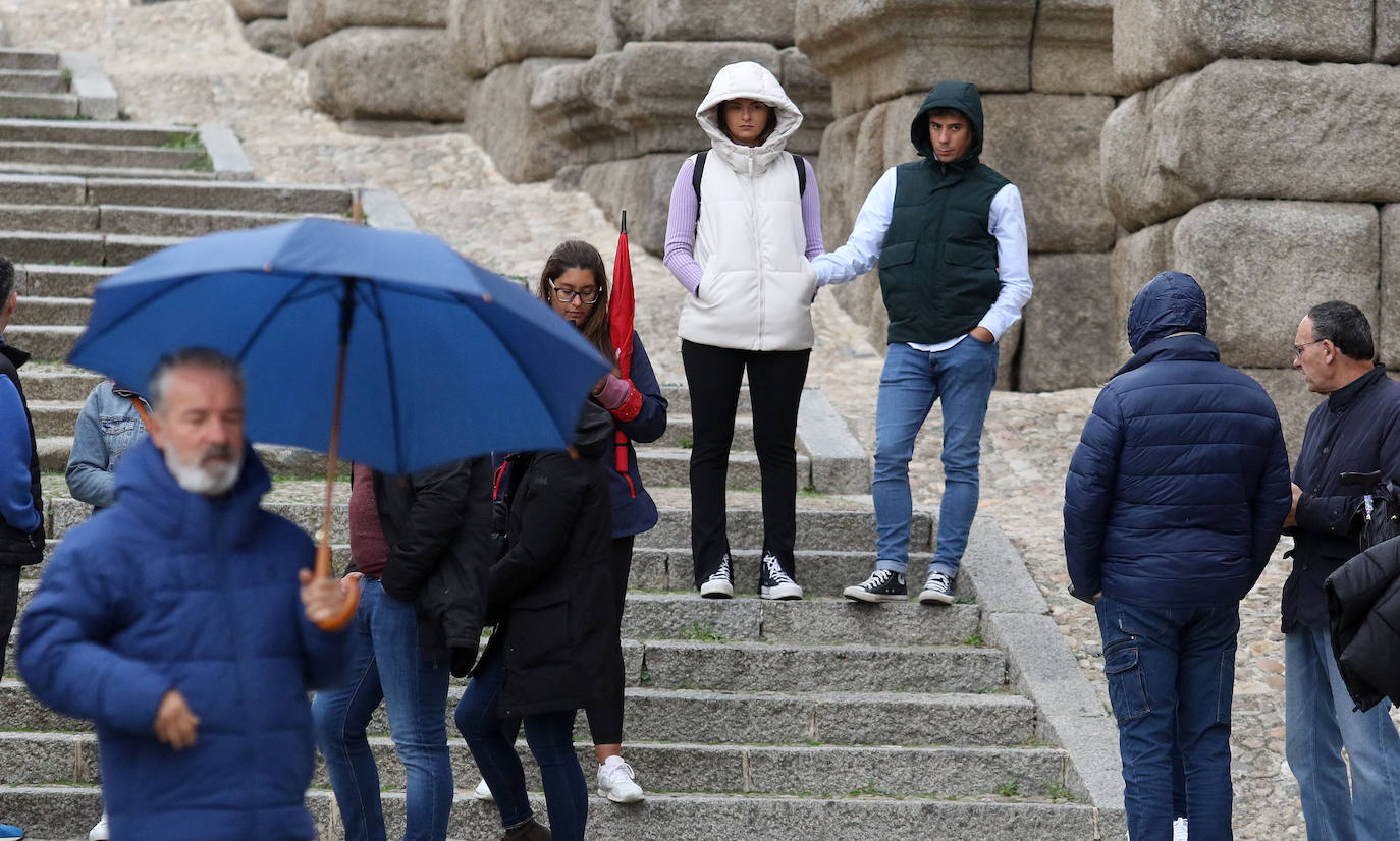 Turistas durante el puente de todos los santos. 