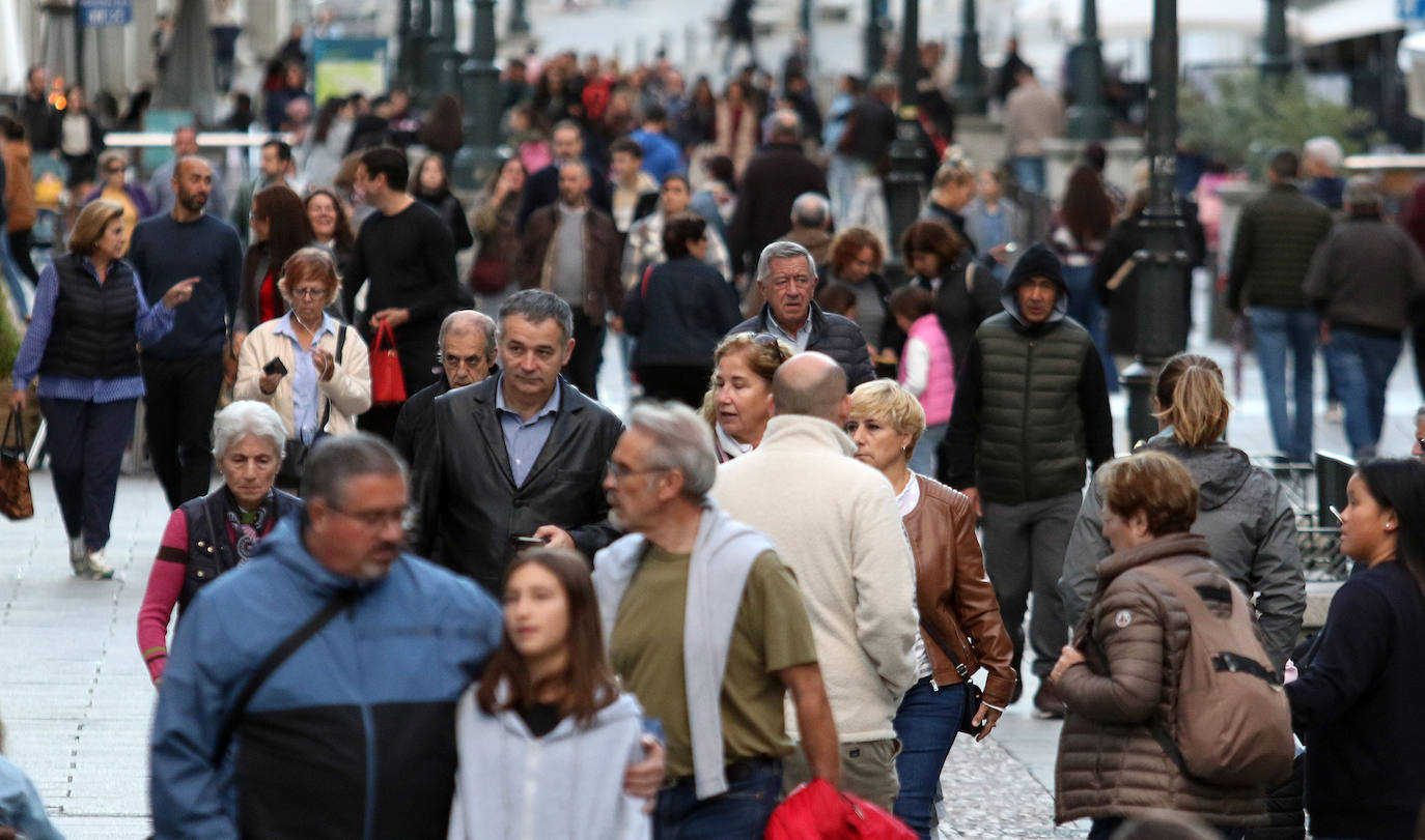 Turistas durante el puente de todos los santos. 