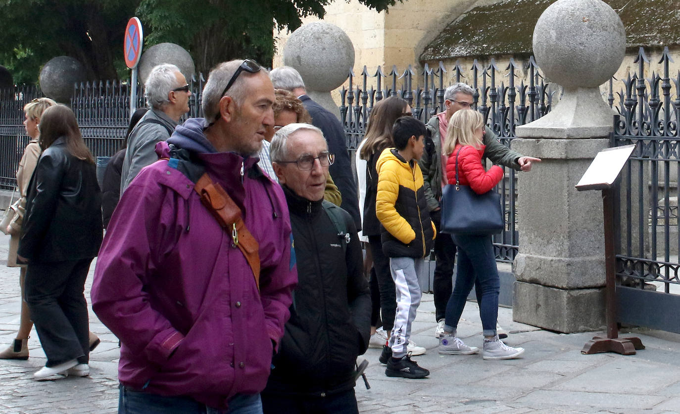 Turistas durante el puente de todos los santos. 