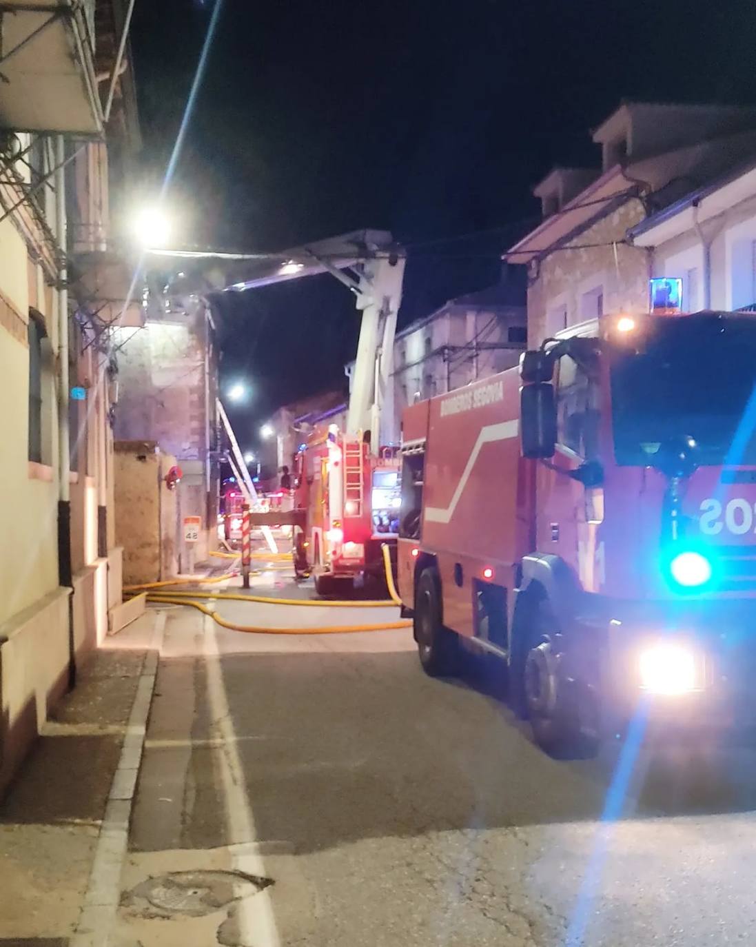 Incendio en Fuenterrebollo.
