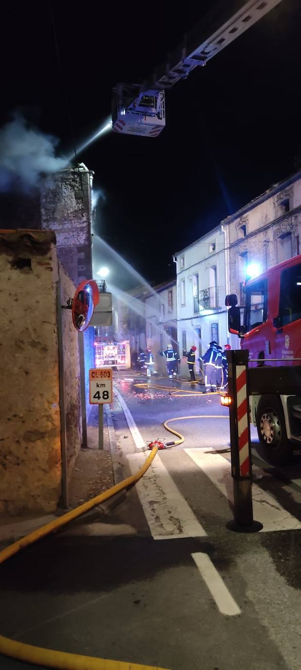 Incendio en Fuenterrebollo.