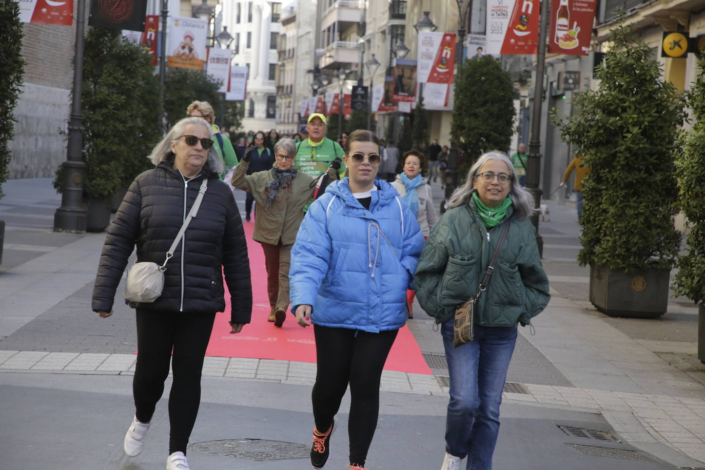 Fotos: La marcha contra el cáncer llena Valladolid de verde