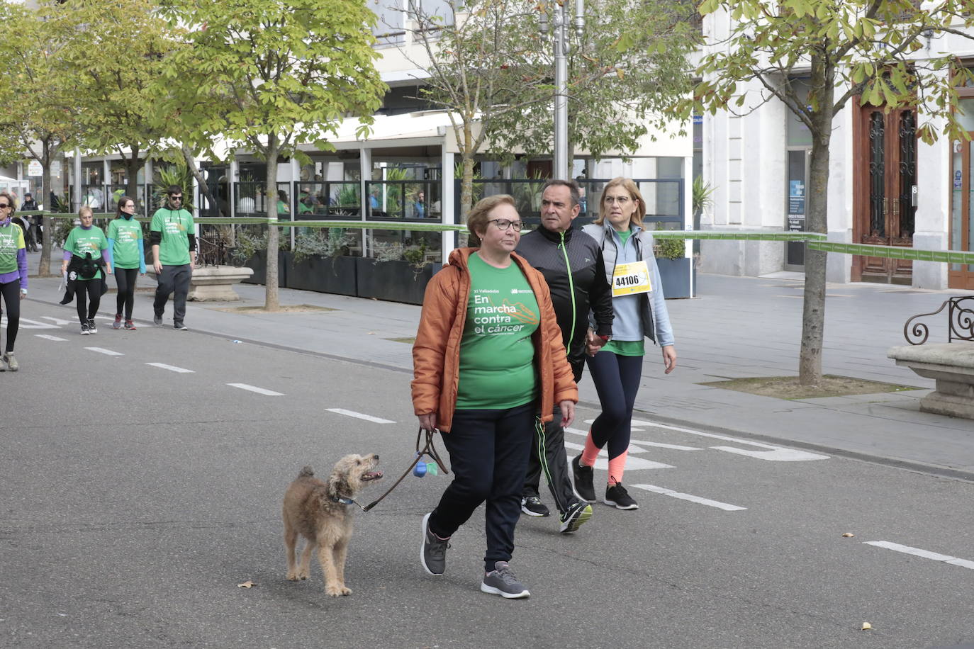 Fotos: La marcha contra el cáncer llena Valladolid de verde