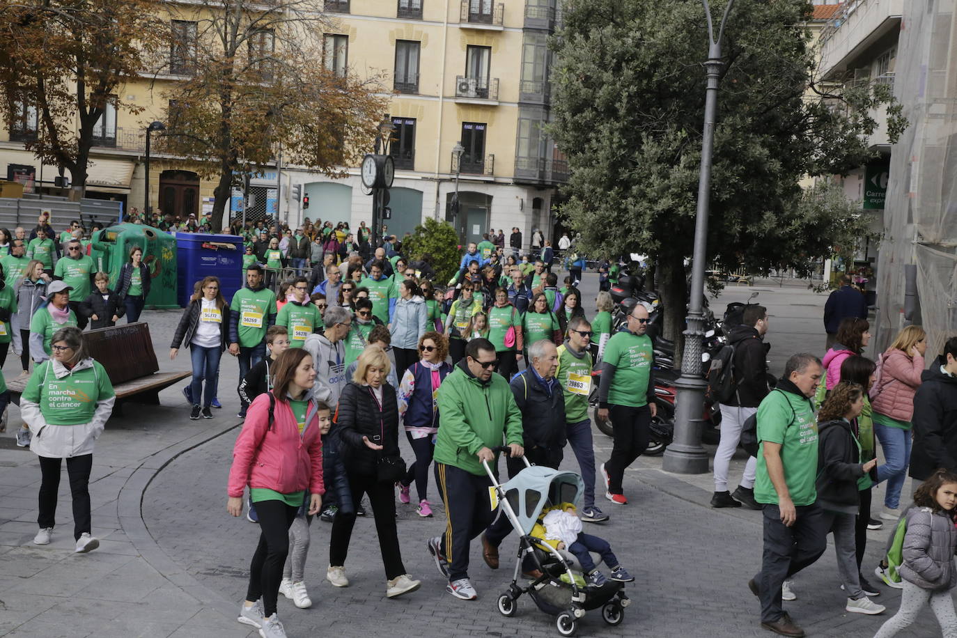 Fotos: La marcha contra el cáncer llena Valladolid de verde