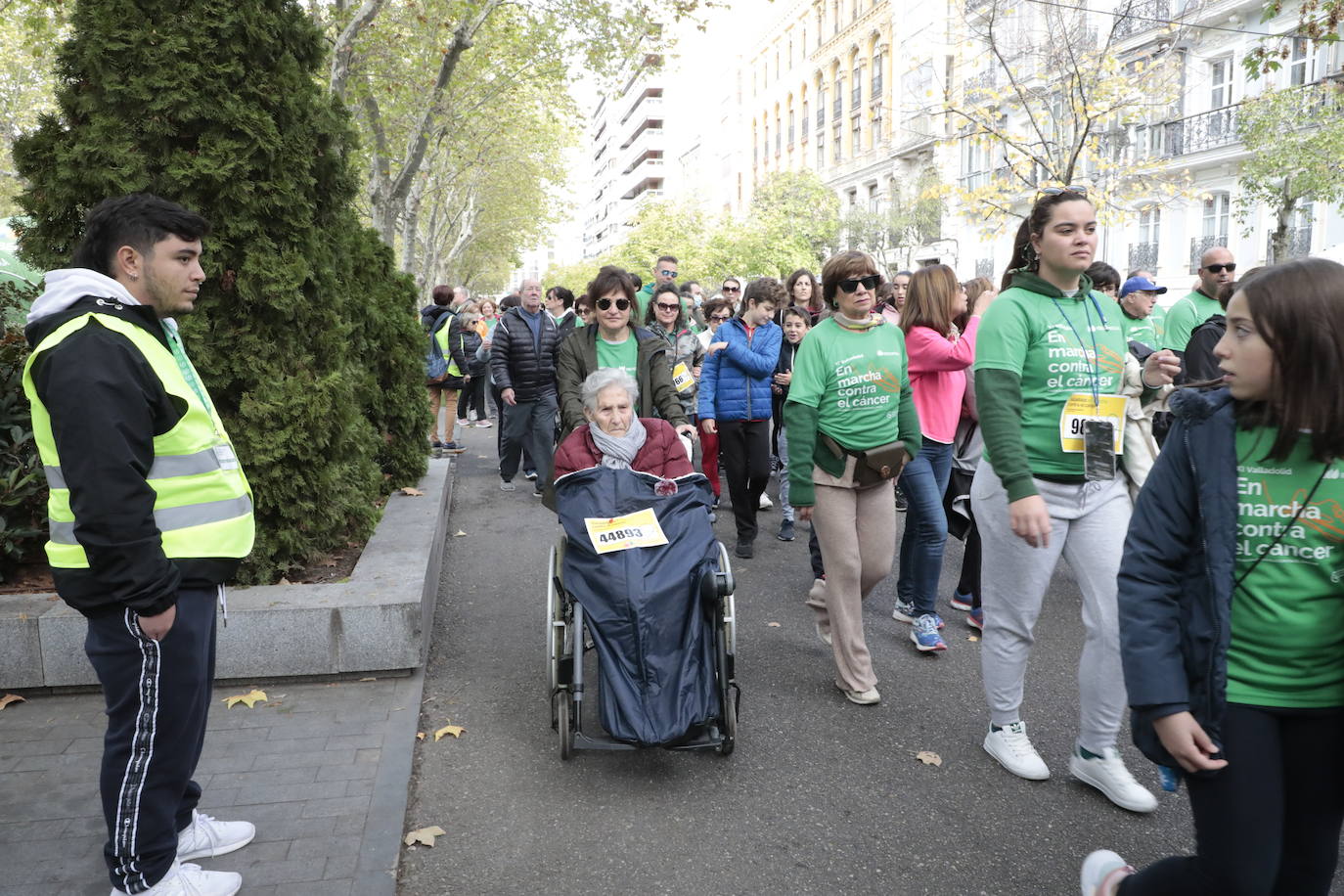 Fotos: La marcha contra el cáncer llena Valladolid de verde