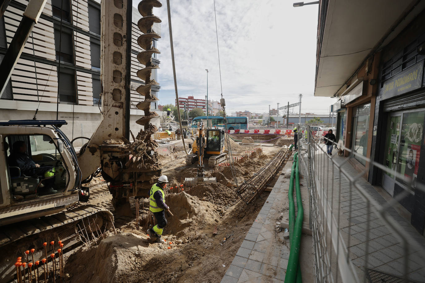 Tres obras condicionarán el tráfico de Valladolid este lunes