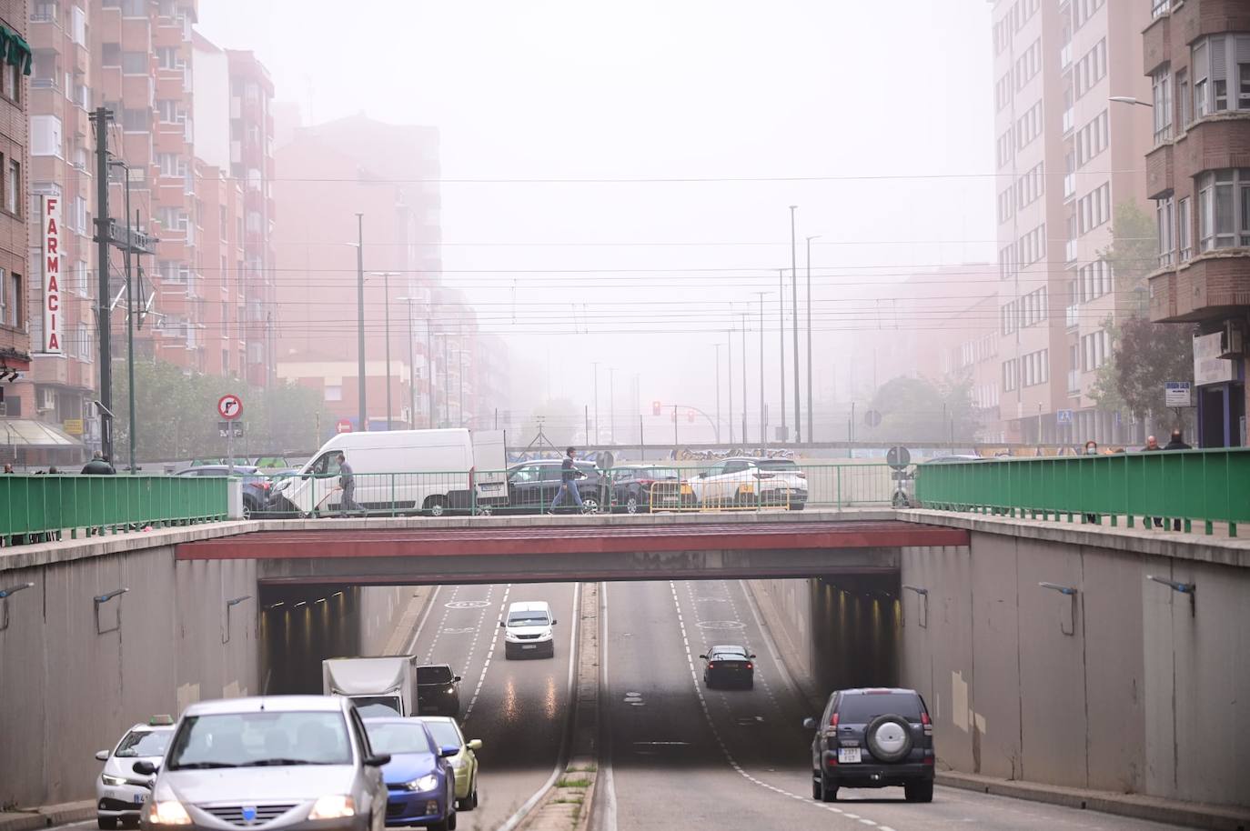 Fotos: Una densa niebla cubre la provincia de Valladolid