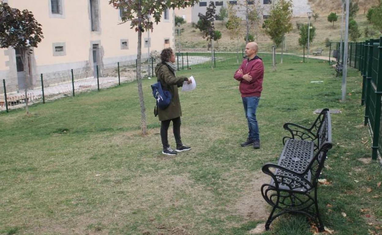 Una de las áreas de socialización canina de la ciudad. 