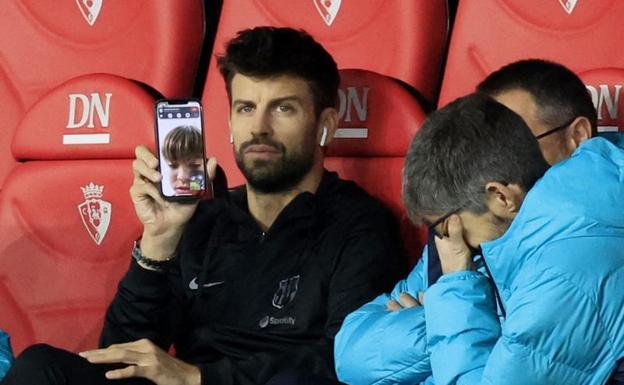 Piqué, expulsado en su último partido por «cagarse» en la madre del árbitro