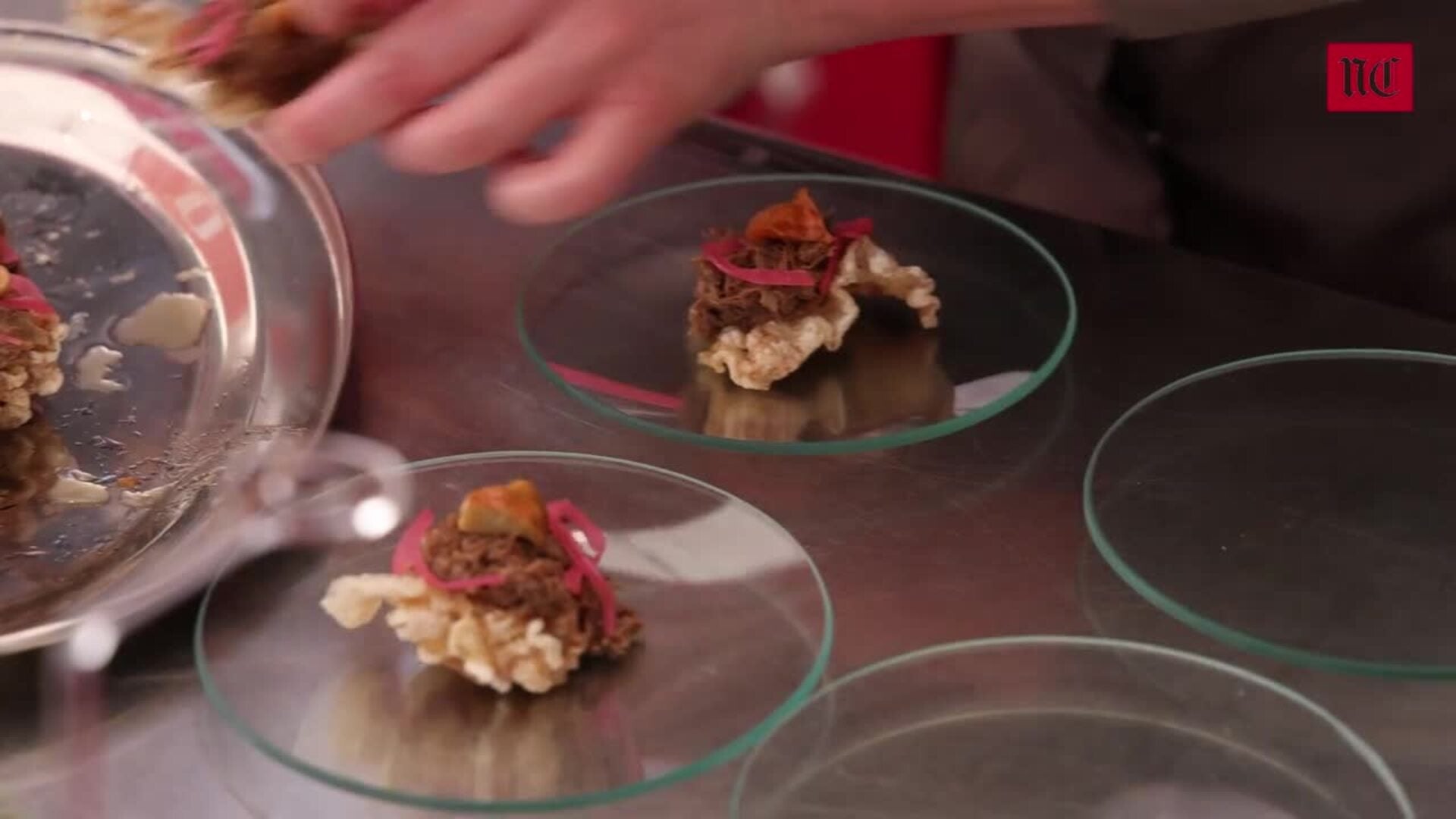 Guiso de cachena de María Bermejo del restaurante Dehesa la Cenia de León