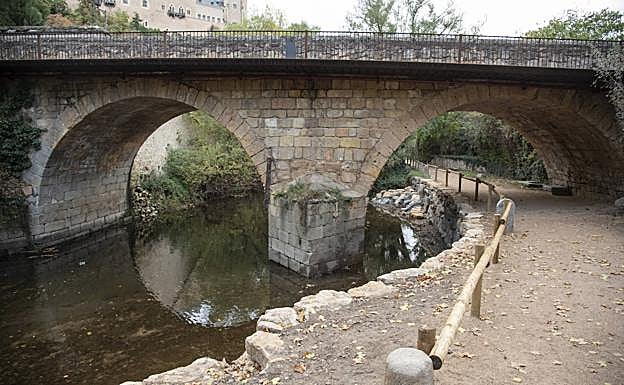 Finalizan las obras para liberar parte del segundo ojo del puente de San Marcos
