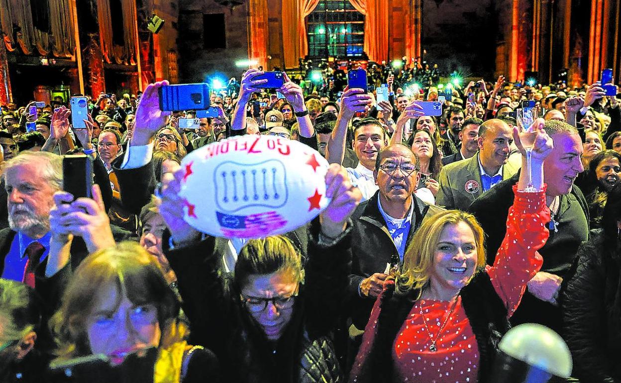 Simpatizantes de Zeldin se lamentan de que el candidato republicano a gobernador de Nueva York perdiera ante Hochul.