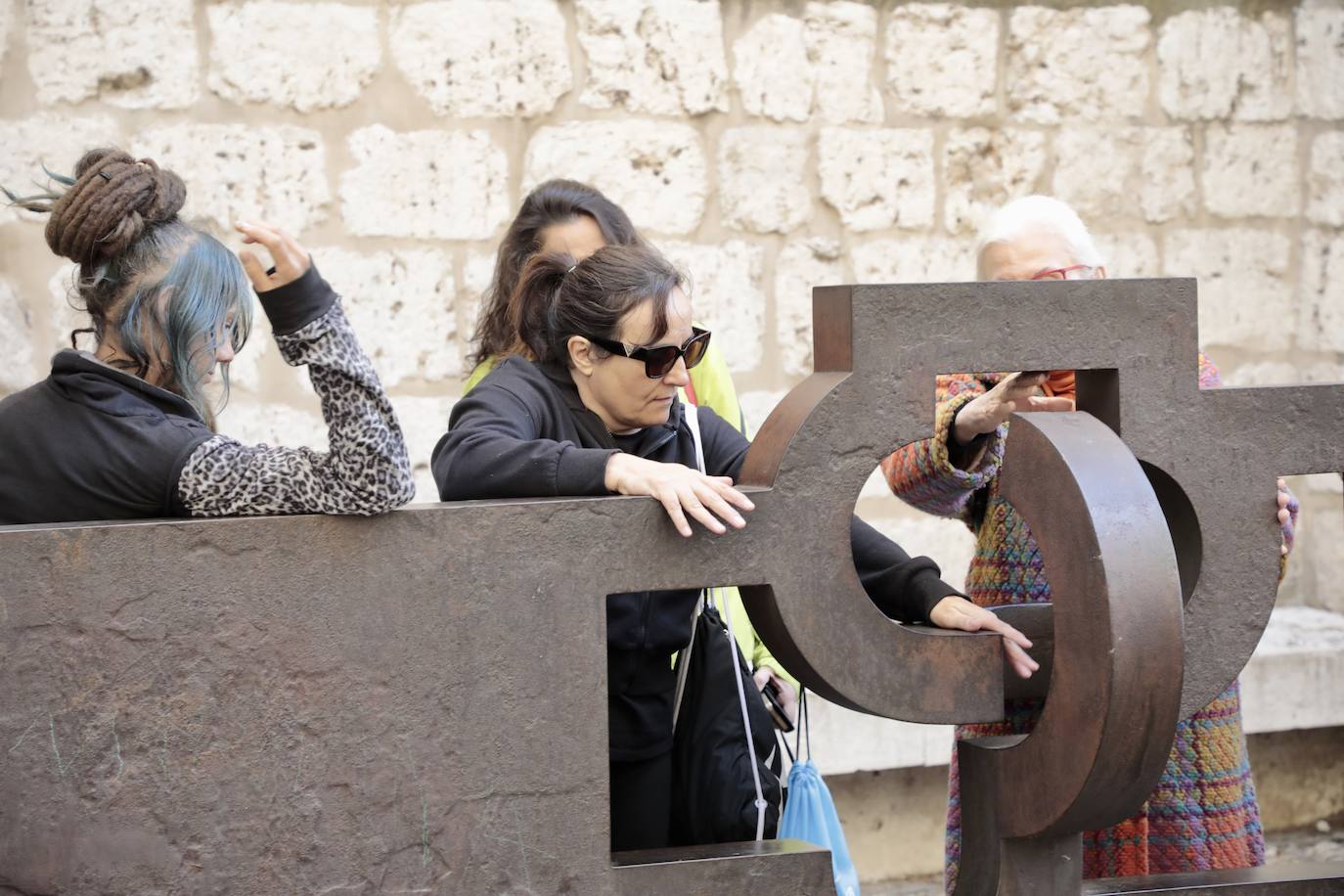 Fotos: Actos en Valladolid con motivo de los 40 años de la escultura de Chillida