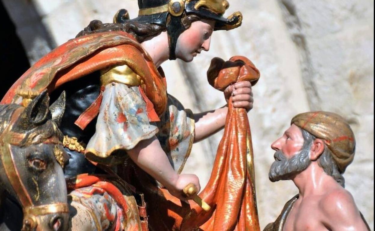 Misa, procesión y refresco popular en Cogeces de Íscar parar honrar a San Martín