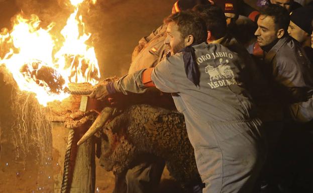 El Toro Júbilo de este 2022, durante el festejo.