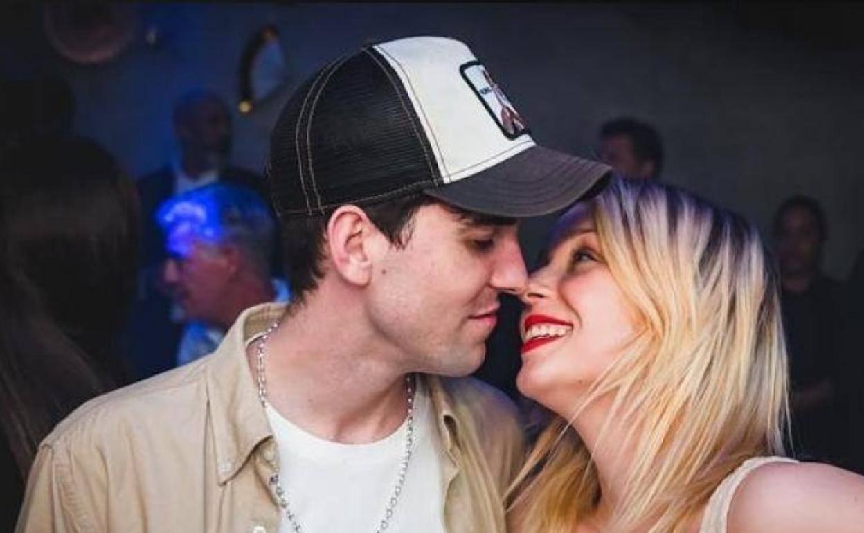 Zayra Gutiérrez con su novio, Miki Mejías