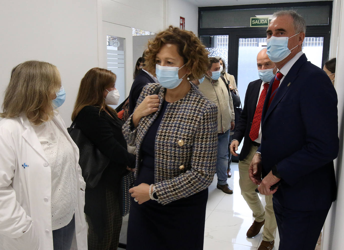 Inauguración del Hospital de dia de salud mental de Segovia. 