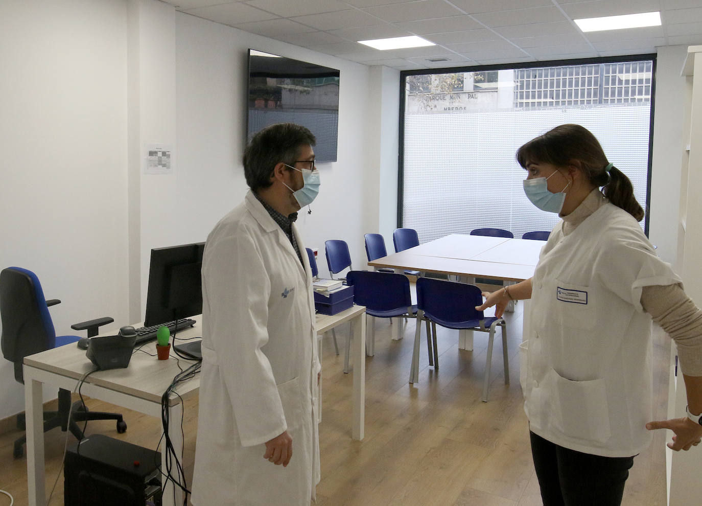 Inauguración del Hospital de dia de salud mental de Segovia. 