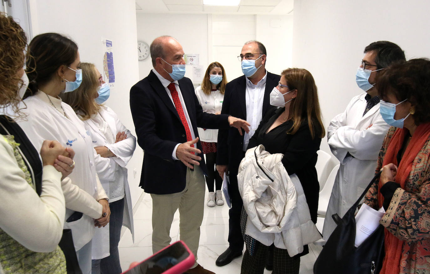 Inauguración del Hospital de dia de salud mental de Segovia. 