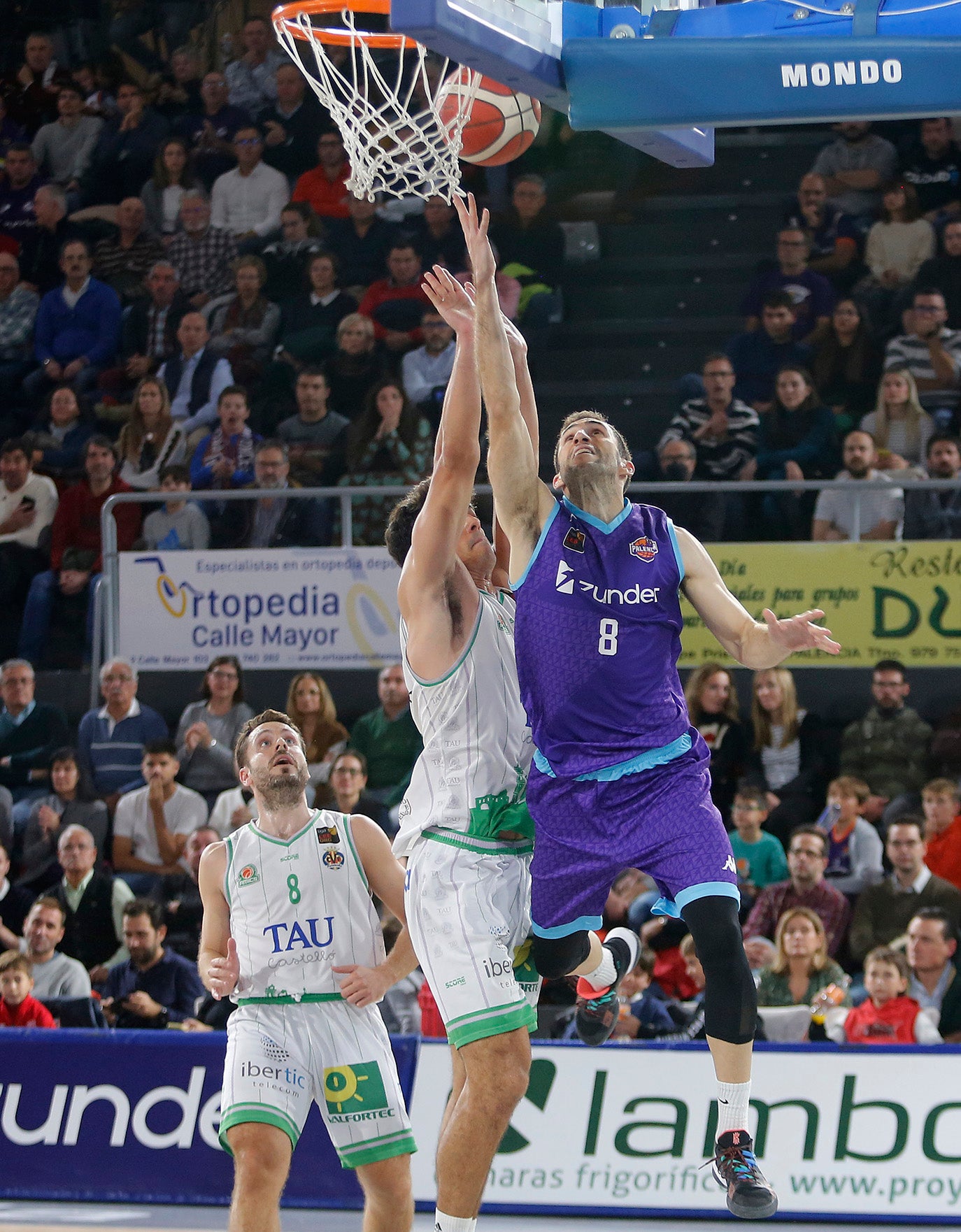 Zunder Palencia Baloncesto 77 - 63 TAU Castelló