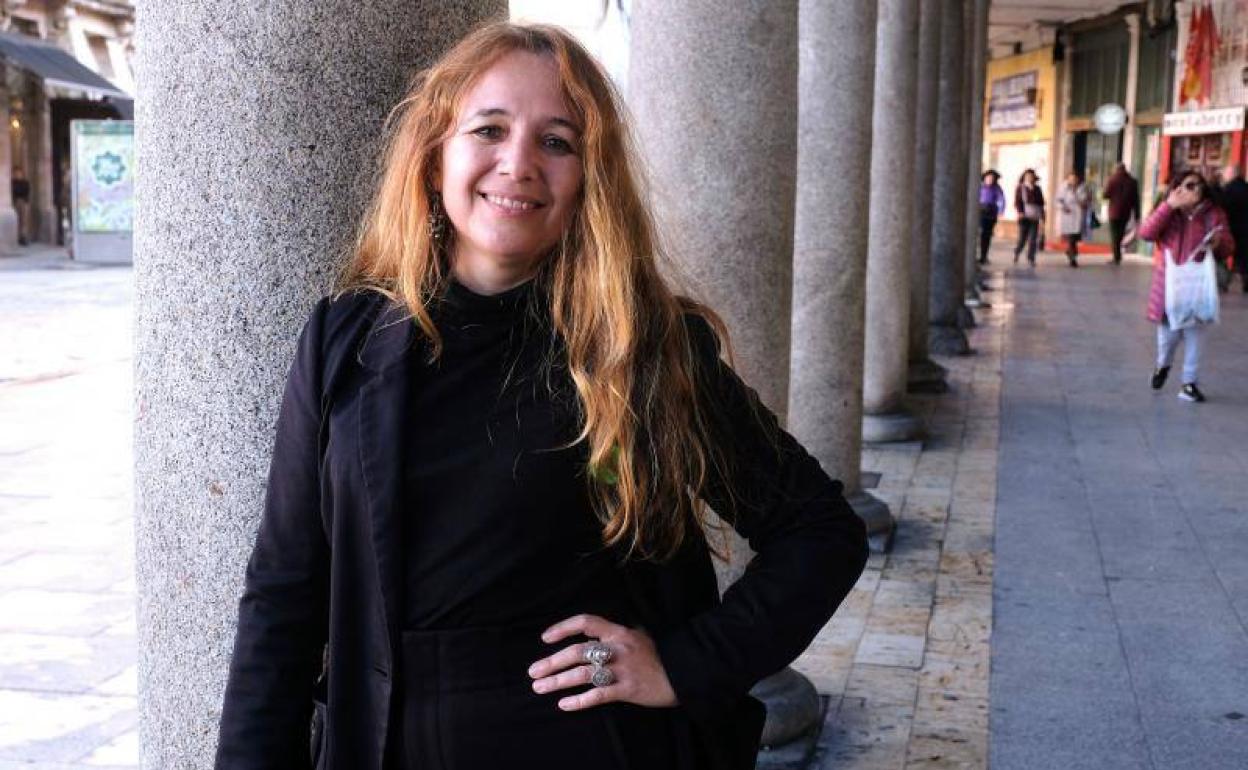 Isabel González, ayer en Valladolid. 