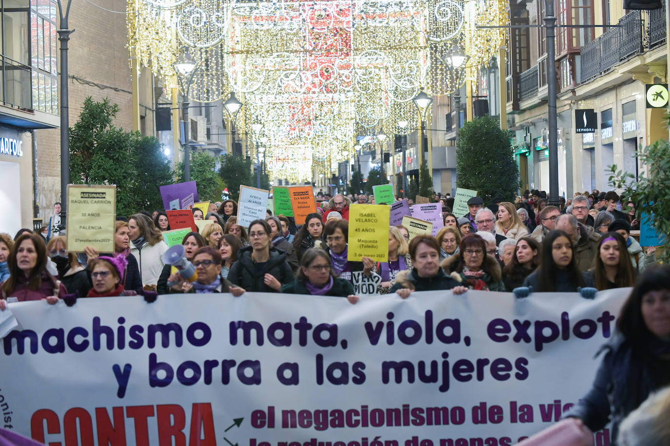 Fotos: Manifestación el día contra la Violencia de Género en Valladolid