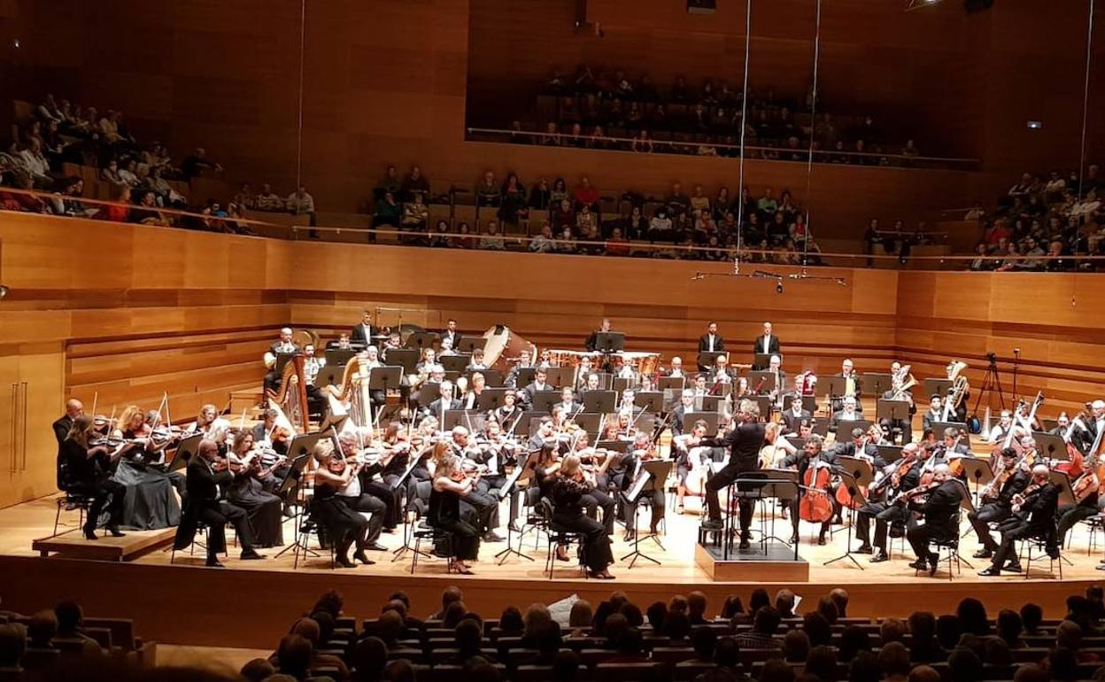 Un momento del concierto. 