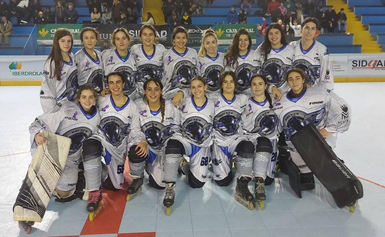 Formación de las Panteras que vencieron este sábado. 