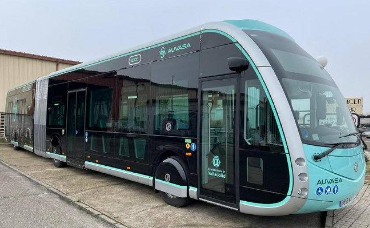 El nuevo autobús eléctrico, ya en Valladolid.