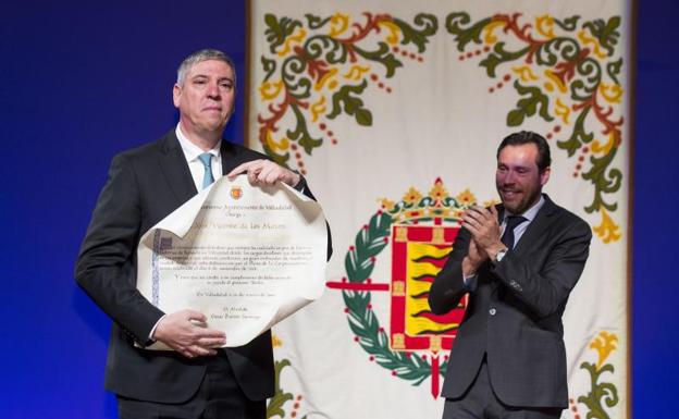 Medalla de oro de Ayuntamiento, en 2019.