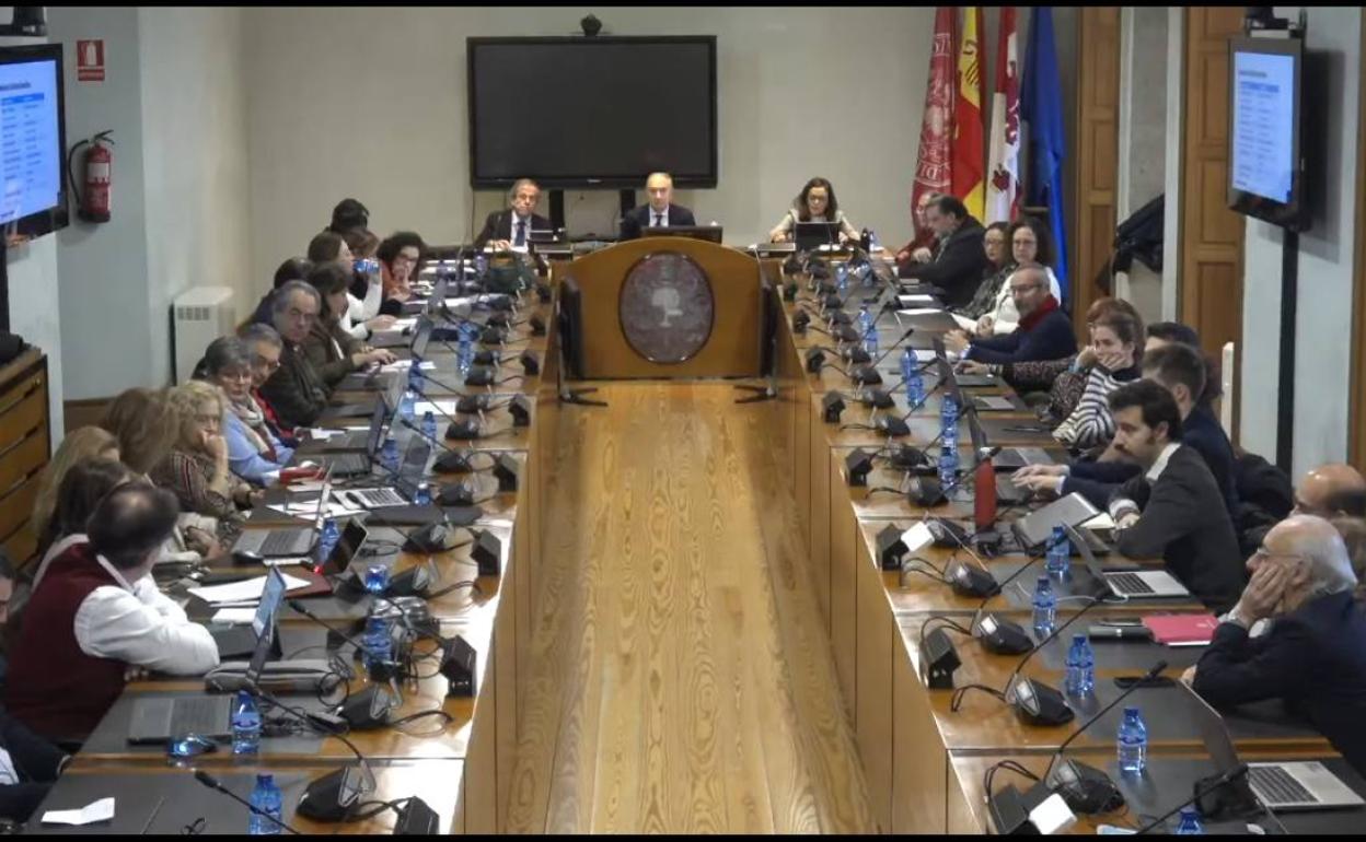 Reunión del Consejo de Gobierno de la UVA.