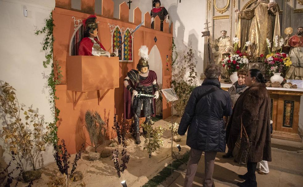 San Andrés monta el belén de los vecinos