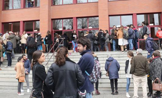 Pruebas de MIR en el Campus de Valladolid. 