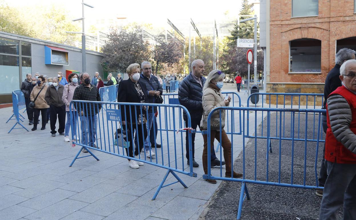 Vacunación de la cuarta dosis contra la covid en Palencia.