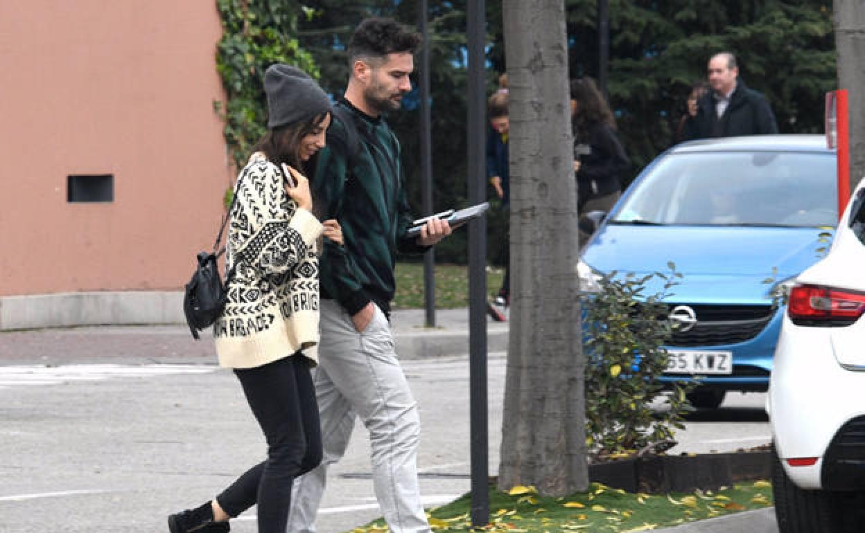 Almudena Cid con Gerardo Berodia. 