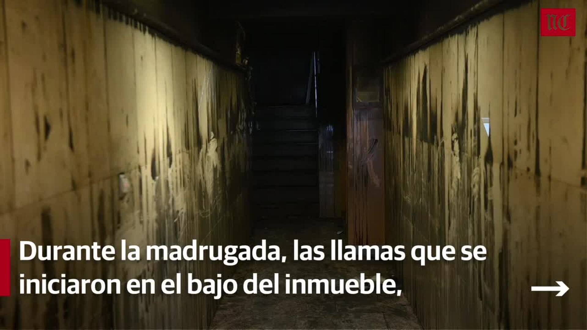 Diez intoxicados en el incendio de una vivienda en el barrio de Pajarillos de Valladolid