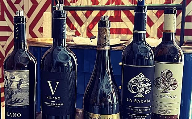 Gama de vinos Vilano. 