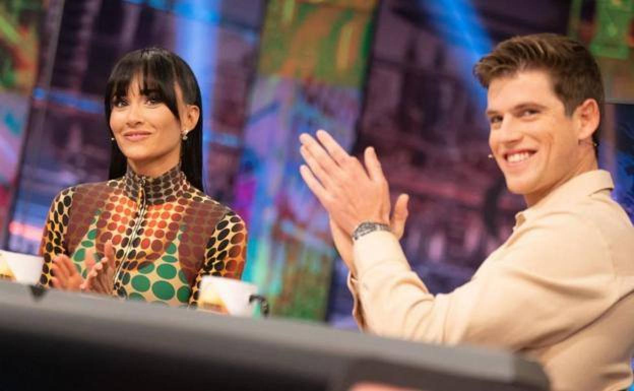 Aitana con Miguel en 'El Hormiguero'. 