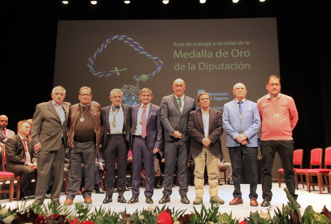 Acto de entrega de las Medallas de Oro de la Diputación.