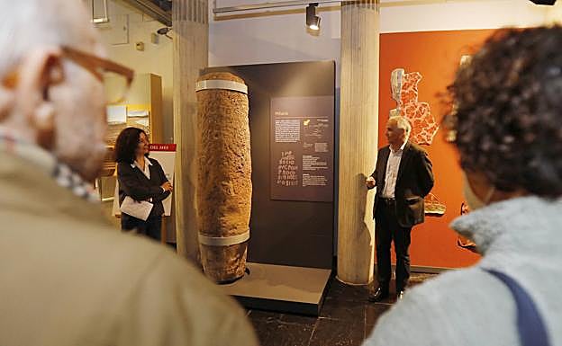 El miliario de Decio, la pieza del mes del Museo de Palencia