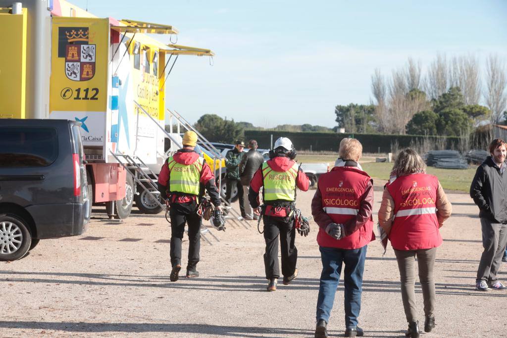 Buscan en Valladolid un ultraligero desaparecido con dos tripulantes.