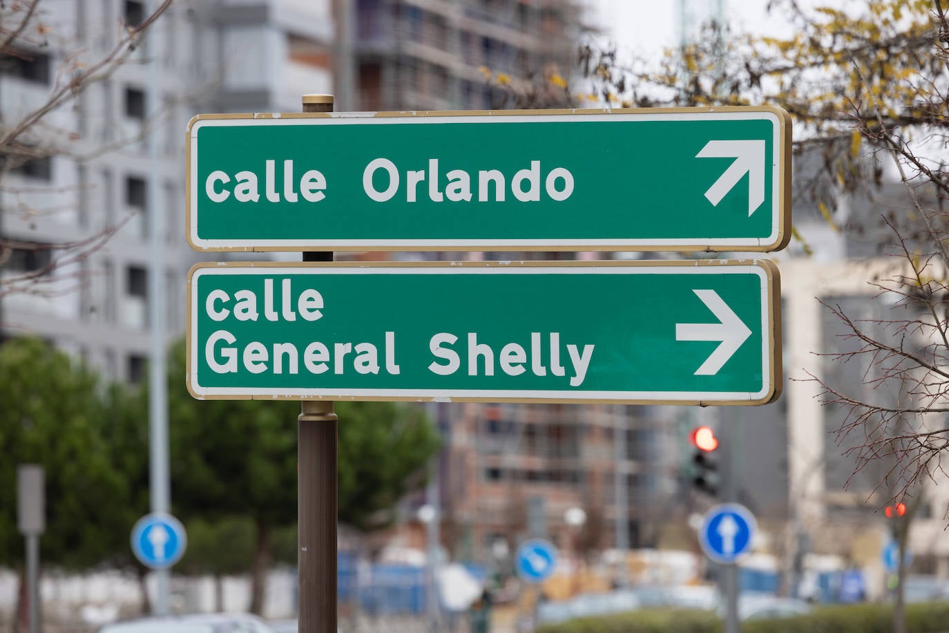 Vheículos circulando por la calle General Shelly.