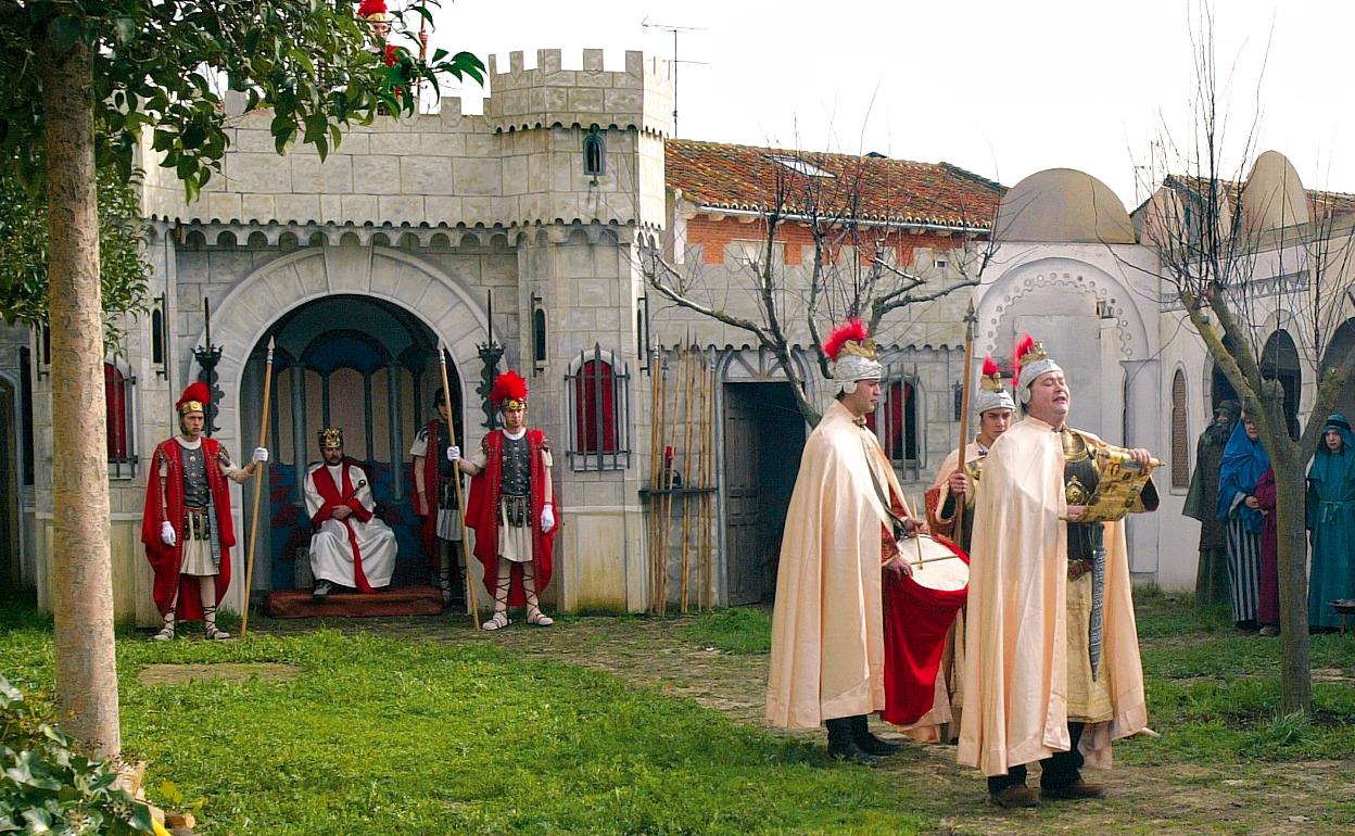 Representación de belén viviente en la provincia de Valladolid 