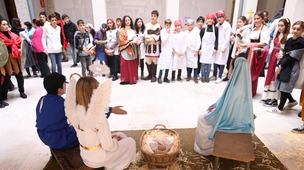 Belén viviente del colegio Jesús y María