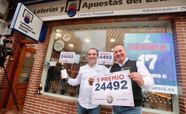 120 series de un quinto premio dejan más de siete millones en Parquesol