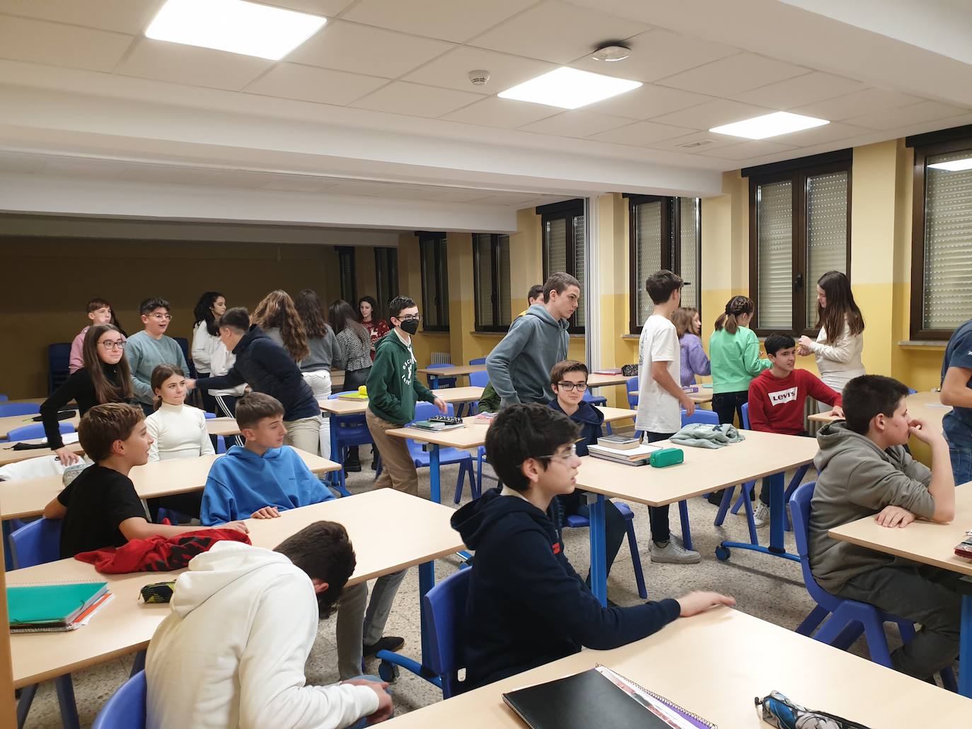 Sus Majestades de Oriente visitaron el jueves el colegio Teresianas 