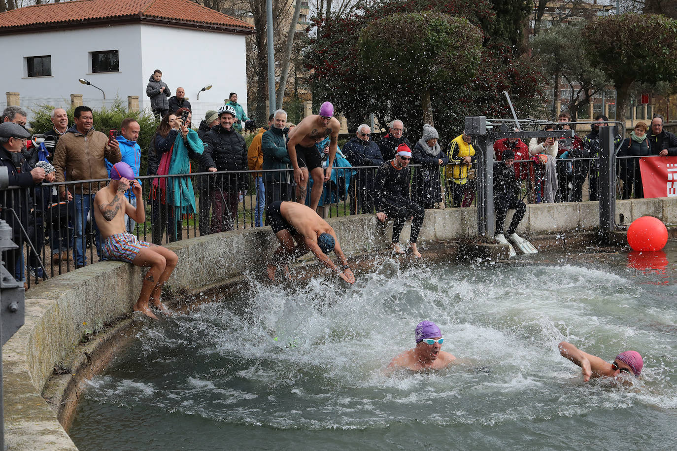 Fotos: A prueba de valientes en la Dársena del Canal en Palencia